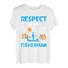 Respektiere den Fischer I Fishing T-Shirt