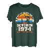 49 Jahre alte Angelfreunde geboren Oktober 1974 - 49. Geburtstag T-Shirt