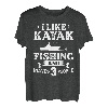 Kajak Angeln Kanu Angler Boot Paddel Kajak Fischer T-Shirt