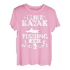 Kajak Angeln Kanu Angler Boot Paddel Kajak Fischer T-Shirt
