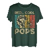 Vatertagsgeschenk, lustige Angelrolle, coole Pops T-Shirt