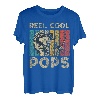 Vatertagsgeschenk, lustige Angelrolle, coole Pops T-Shirt