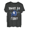 Funny What the Fish Fishing Angeln Tiefseeangeln Angler T-Shirt