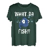 Funny What the Fish Fishing Angeln Tiefseeangeln Angler T-Shirt