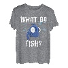 Funny What the Fish Fishing Angeln Tiefseeangeln Angler T-Shirt