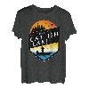 Ich wäre lieber am Catfish Lake Wisconsin Sunset Fishing T-Shirt