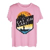 Ich wäre lieber am Catfish Lake Wisconsin Sunset Fishing T-Shirt
