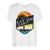 Ich wäre lieber am Catfish Lake Wisconsin Sunset Fishing T-Shirt