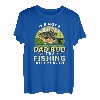 Herren Dad Bod Vater Figur Bluegill Sonnenfisch Angeln Lustige Grafik T-Shirt