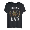 Vater Angler Kinder Vatertag Sohn Töchter Papa Angeln T-Shirt