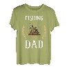 Vater Angler Kinder Vatertag Sohn Töchter Papa Angeln T-Shirt