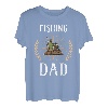 Vater Angler Kinder Vatertag Sohn Töchter Papa Angeln T-Shirt