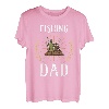 Vater Angler Kinder Vatertag Sohn Töchter Papa Angeln T-Shirt