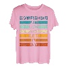 Zielen Sie niedrig und lassen Sie es losgehen, lustiges Angeln, Bowfishing T-Shirt