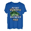 Funny Fisherman's Born In 1958 Geburtstag Barsch Angeln B-Day T-Shirt