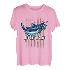 Camo Amerikanische Flagge Wels Angeln Boone Lake T-Shirt