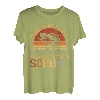 Funny Born Fishing Forced to School Jungen Retro Barsch Angeln T-Shirt