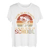 Funny Born Fishing Forced to School Jungen Retro Barsch Angeln T-Shirt