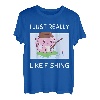 Niedlicher Axolotl I Just Really Like Fishing Kawaii Aesthetic T-Shirt