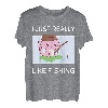 Niedlicher Axolotl I Just Really Like Fishing Kawaii Aesthetic T-Shirt