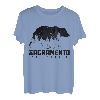 Sacramento California Bear Grizzly Pride im Freien, Vintage-Stil T-Shirt
