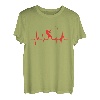 Angeln EKG Herzschlag, Angler, Love To Fish T-Shirt