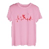 Angeln EKG Herzschlag, Angler, Love To Fish T-Shirt