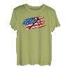 Armbrust Bogenschießen Bogen Jagd Amerikanische Flagge für Männer Frauen T-Shirt