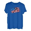 Armbrust Bogenschießen Bogen Jagd Amerikanische Flagge für Männer Frauen T-Shirt