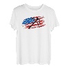 Armbrust Bogenschießen Bogen Jagd Amerikanische Flagge für Männer Frauen T-Shirt