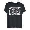 Angeln, Angler, Großmutter, Fischer, Oma, Mutter, Fisch T-Shirt
