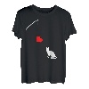 Lustiges Katzenspielzeug Angeln Herz Kitty Liebhaber Valentinstag T-Shirt
