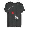 Lustiges Katzenspielzeug Angeln Herz Kitty Liebhaber Valentinstag T-Shirt