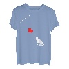 Lustiges Katzenspielzeug Angeln Herz Kitty Liebhaber Valentinstag T-Shirt