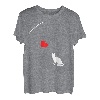Lustiges Katzenspielzeug Angeln Herz Kitty Liebhaber Valentinstag T-Shirt