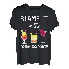 Blame It On The Drink Package Funny Cruise Boat Ship Water T-Shirt