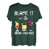 Blame It On The Drink Package Funny Cruise Boat Ship Water T-Shirt