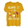 Blame It On The Drink Package Funny Cruise Boat Ship Water T-Shirt