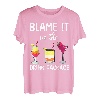 Blame It On The Drink Package Funny Cruise Boat Ship Water T-Shirt