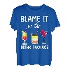 Blame It On The Drink Package Funny Cruise Boat Ship Water T-Shirt