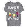 Blame It On The Drink Package Funny Cruise Boat Ship Water T-Shirt
