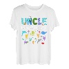 Herren Onkel Geburtstag Crew Meer Ozean Fisch Angeln Papa Vater T-Shirt