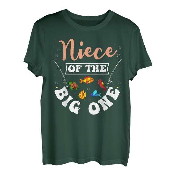 Niece Of The Big One Angeln, Geburtstagsparty T-Shirt