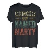 Lustiges personalisiertes Namensshirt Kings Are Named Marty T-Shirt