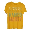 Lustiges personalisiertes Namensshirt Kings Are Named Marty T-Shirt