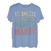 Lustiges personalisiertes Namensshirt Kings Are Named Marty T-Shirt