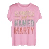 Lustiges personalisiertes Namensshirt Kings Are Named Marty T-Shirt