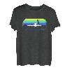Herren Kajak Angeln Fischer Yak Angler T-Shirt