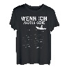 Wenn ich Angeln gehe Fischen Karpfen Hecht Mann Carp Fishing T-Shirt