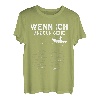 Wenn ich Angeln gehe Fischen Karpfen Hecht Mann Carp Fishing T-Shirt